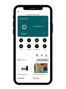 Profile and Shop in App