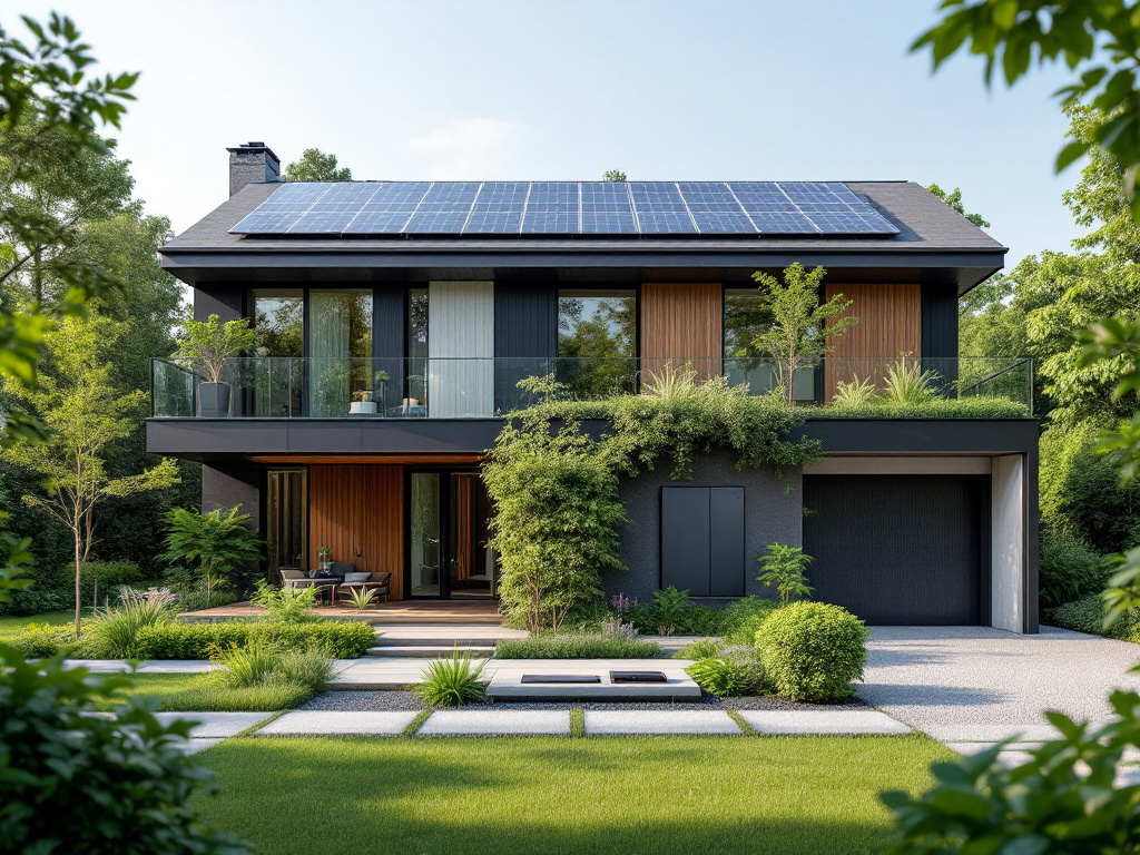 A Modern Home with Battery Energy Storage