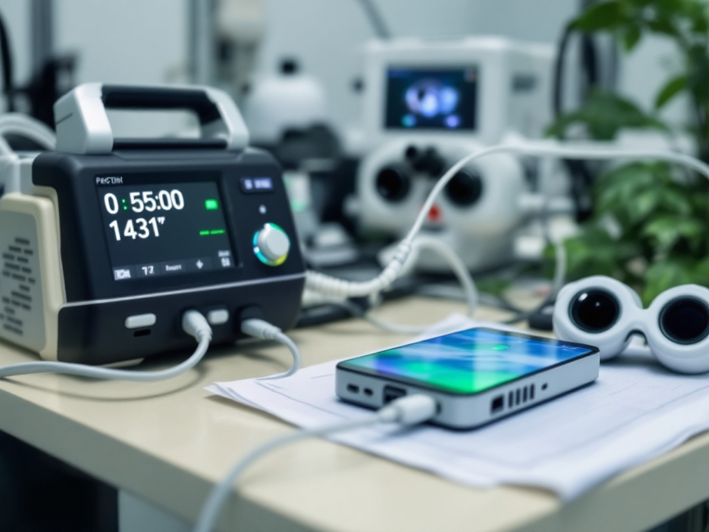 Modern Power Bank in Eye Clinic