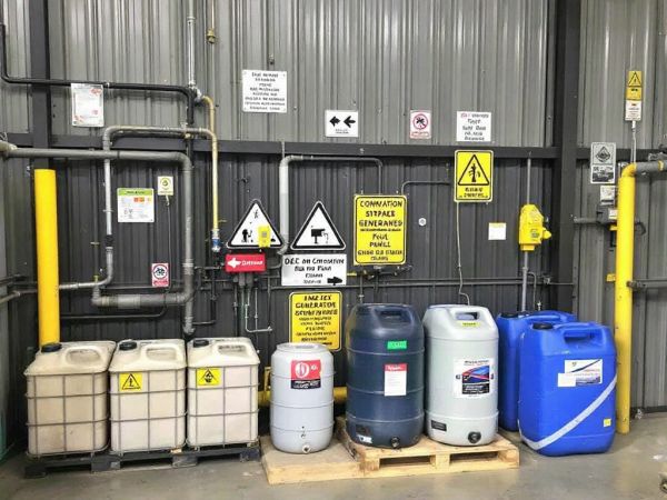 Labelled Fuel Containers A-safe-storage-area-for-generator-fuel-showing-clearly-labeled ...