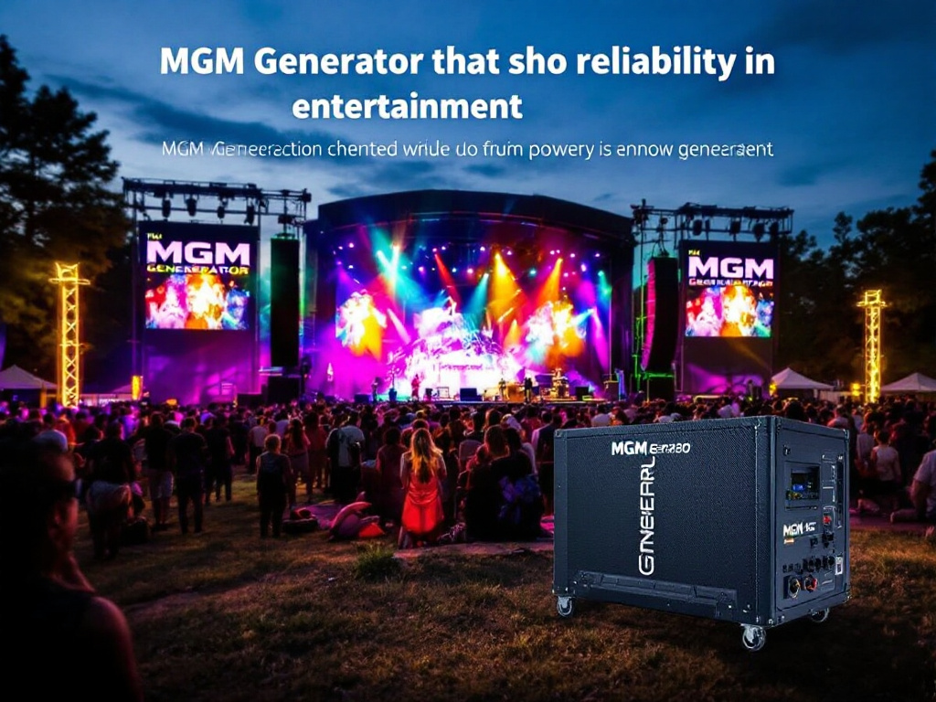 Outdoor Music Festival with MGM Generator