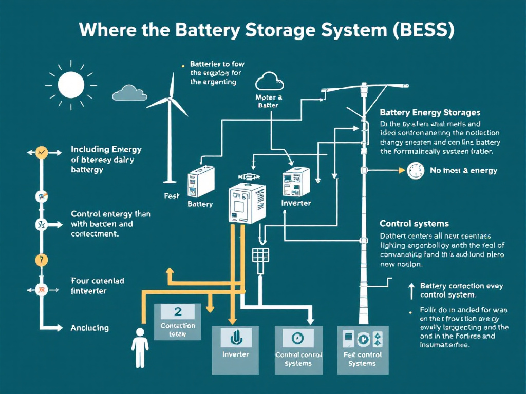 Basic components of a Battery Energy Storage System