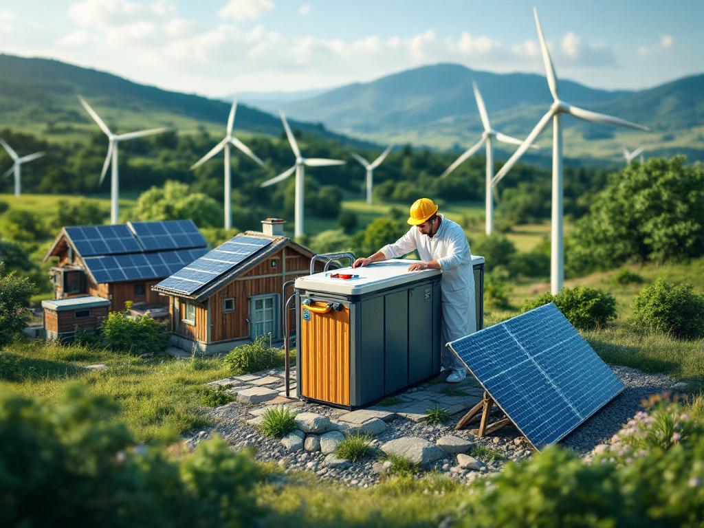 Battery energy storage connected with renewable sources