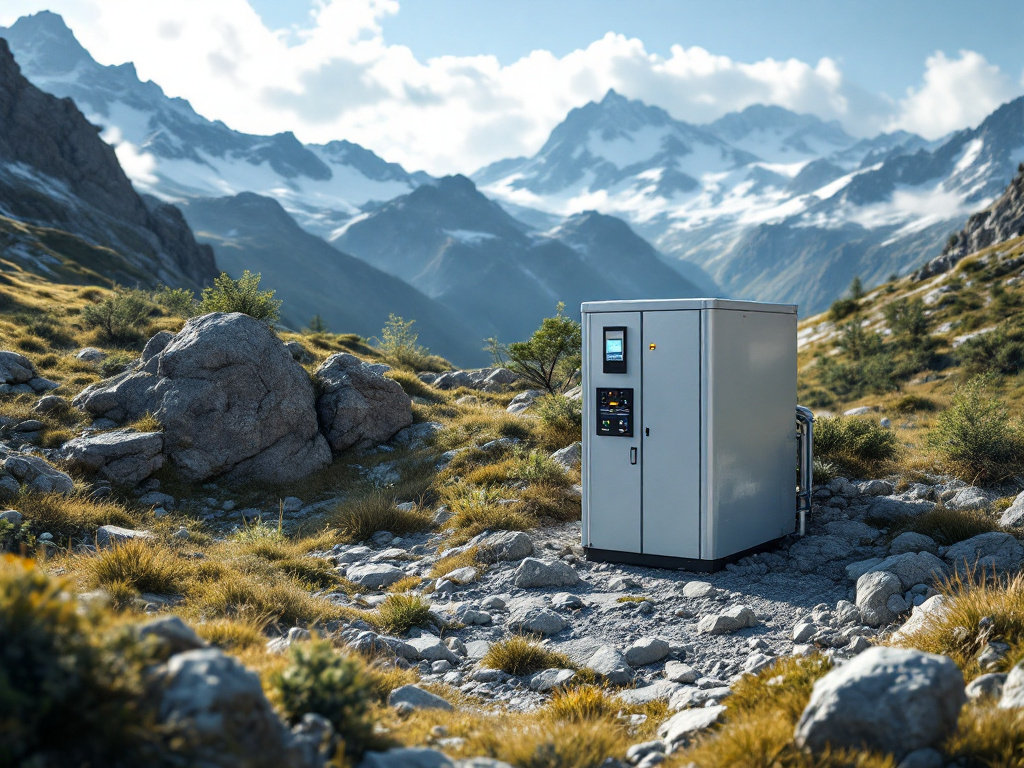 Battery energy storage system in a remote mountainous location
