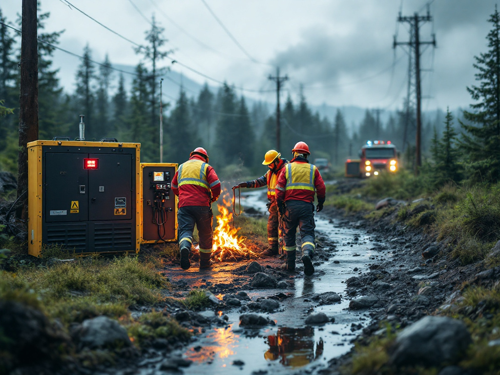 Emergency power solutions using battery energy storage in a disaster relief scenario
