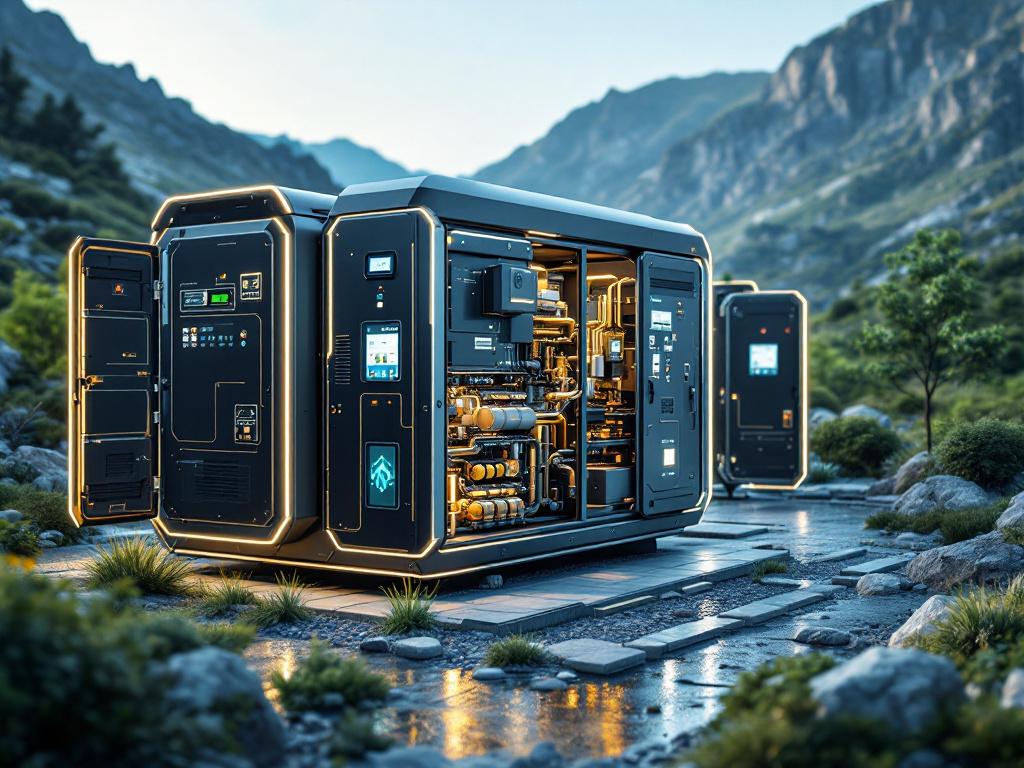 Futuristic generator system with battery storage