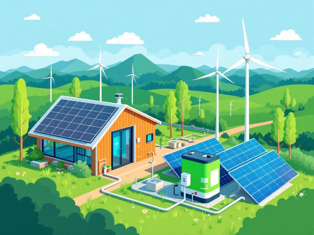 Modern power generator integrated with battery energy storage