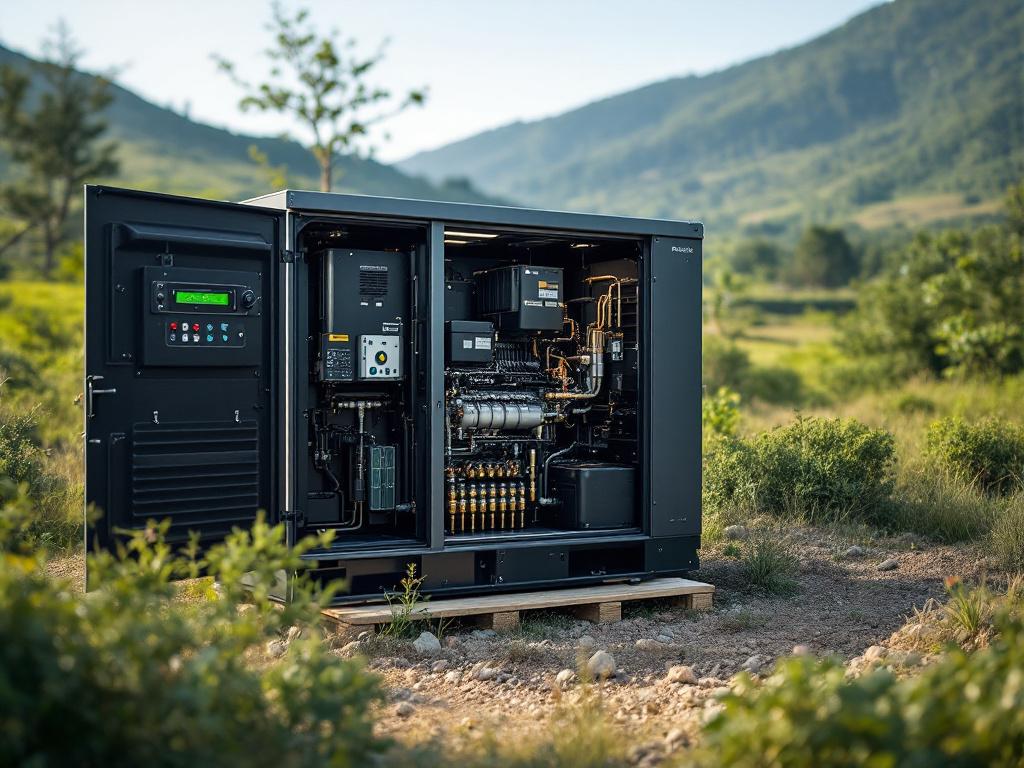 Power generator with integrated storage