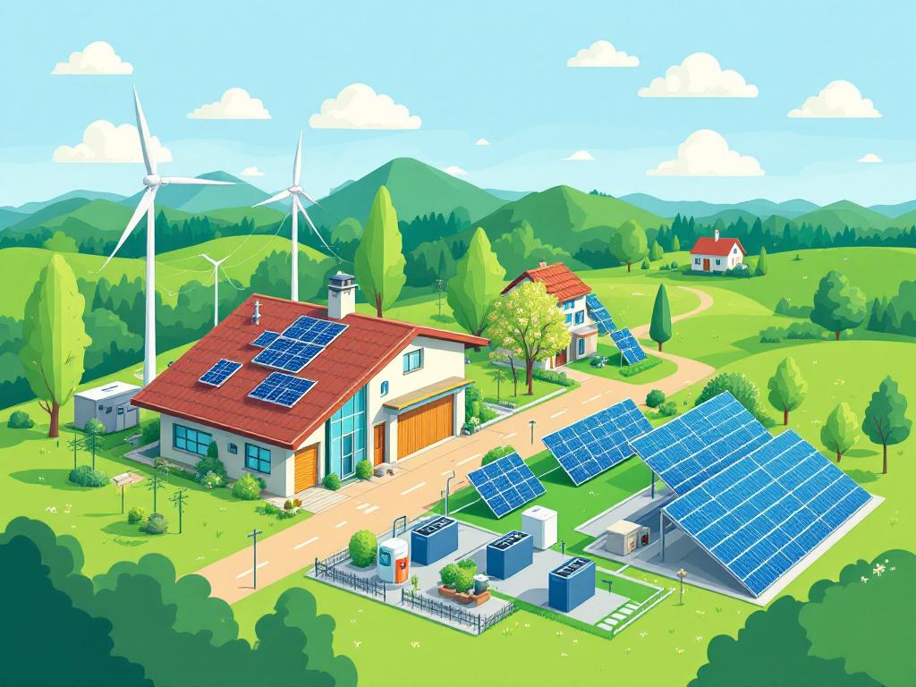 Integrated power generators and battery storage solutions