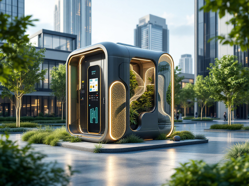 Innovative design of a power generator with battery energy storage in a modern urban environment