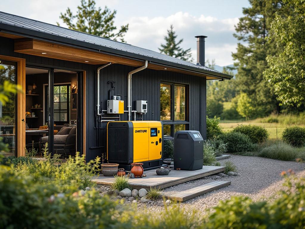 Innovative generator system in a rural home setting