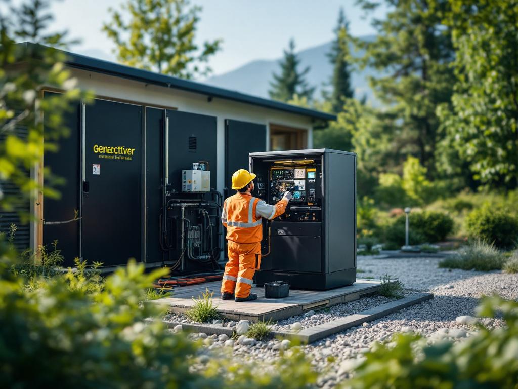 Innovative generator with battery storage
