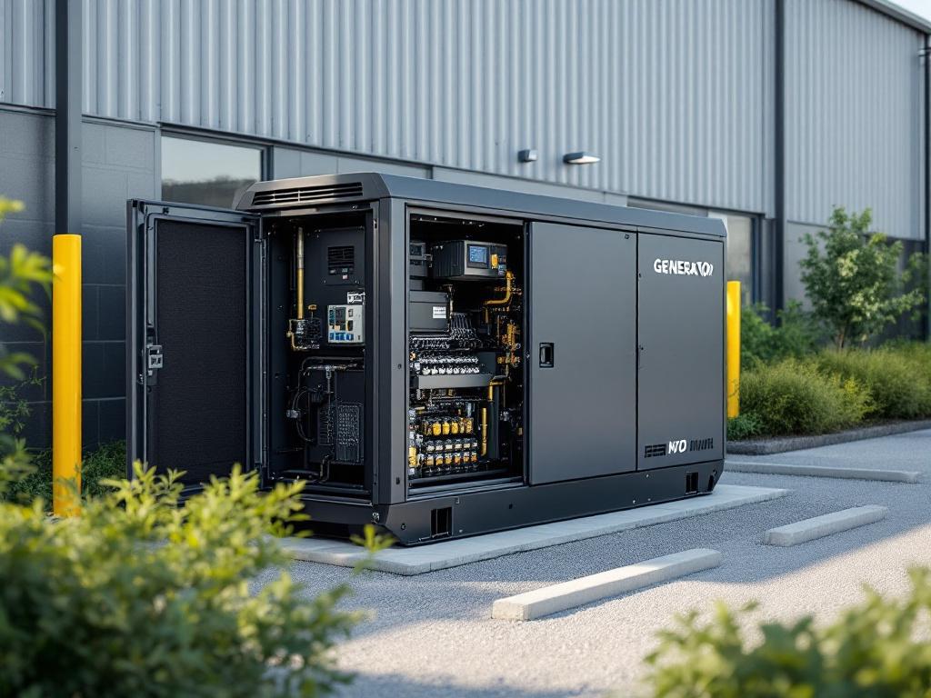 Modern generator with integrated battery storage