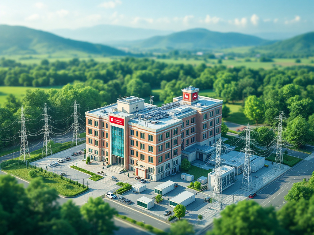 Battery storage in a hospital