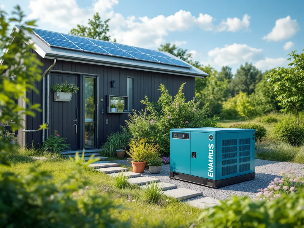 Smart energy solutions with combined generator and battery