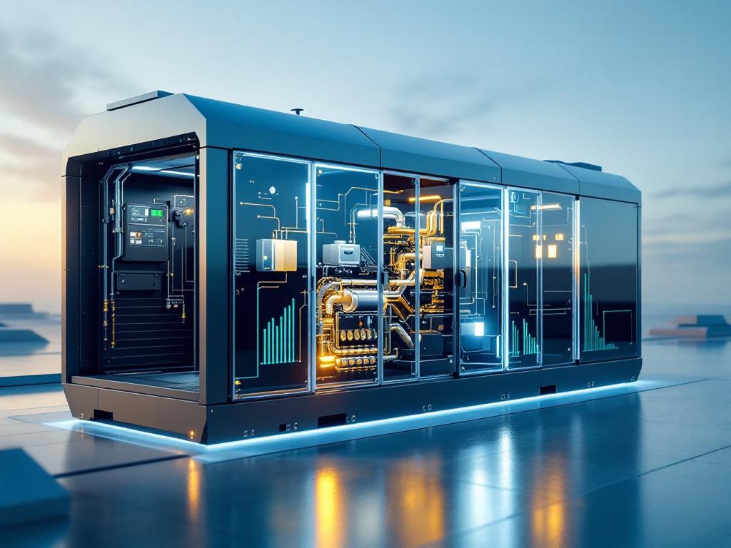 Modern Power Generator with Battery Integration