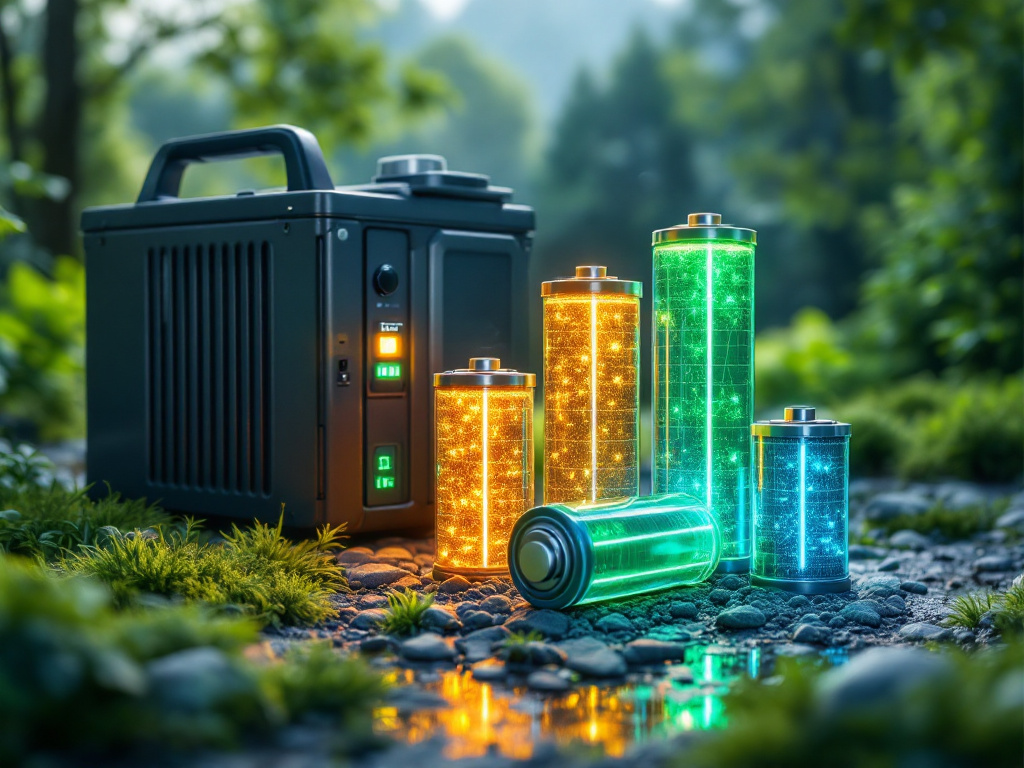 Battery Energy Storage Enhancing Generator Lifespan Concept