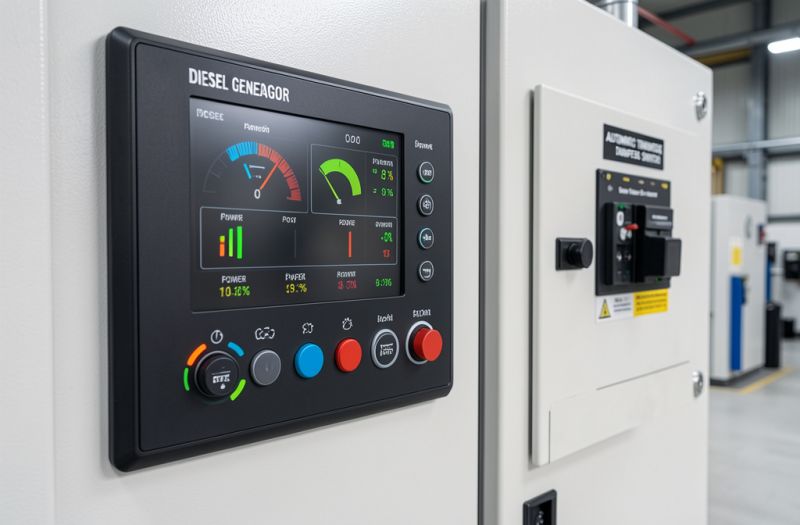 Data centre generator ATS control panel commissioning