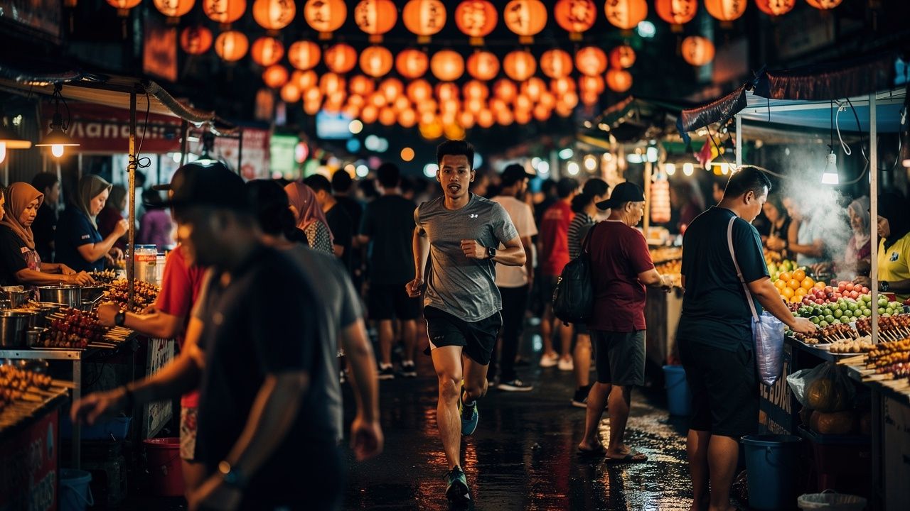 Elektron berlanggar atom seperti pelari dalam pasar sesak