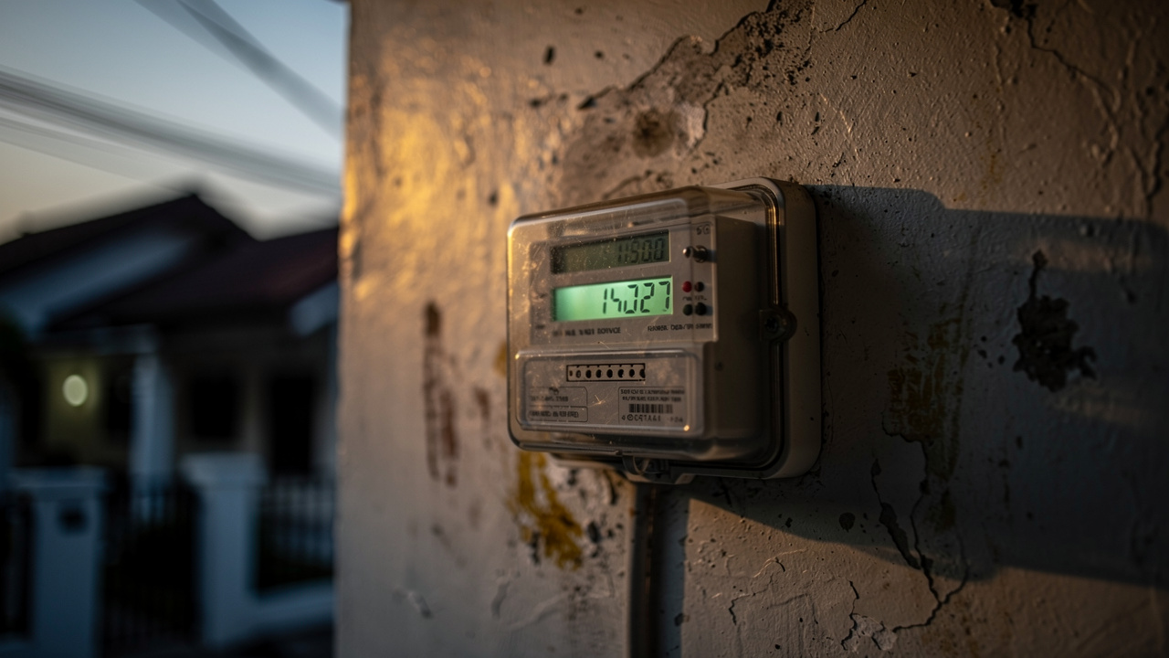 Meter elektrik merekod setiap unit tenaga yang diguna