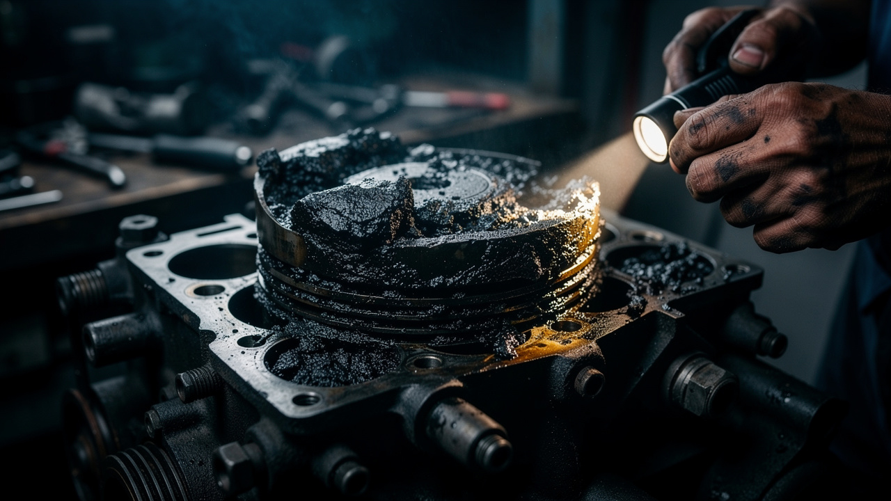 Wet stacking: jelaga terkumpul dalam ruang bakar enjin yang jarang bekerja keras