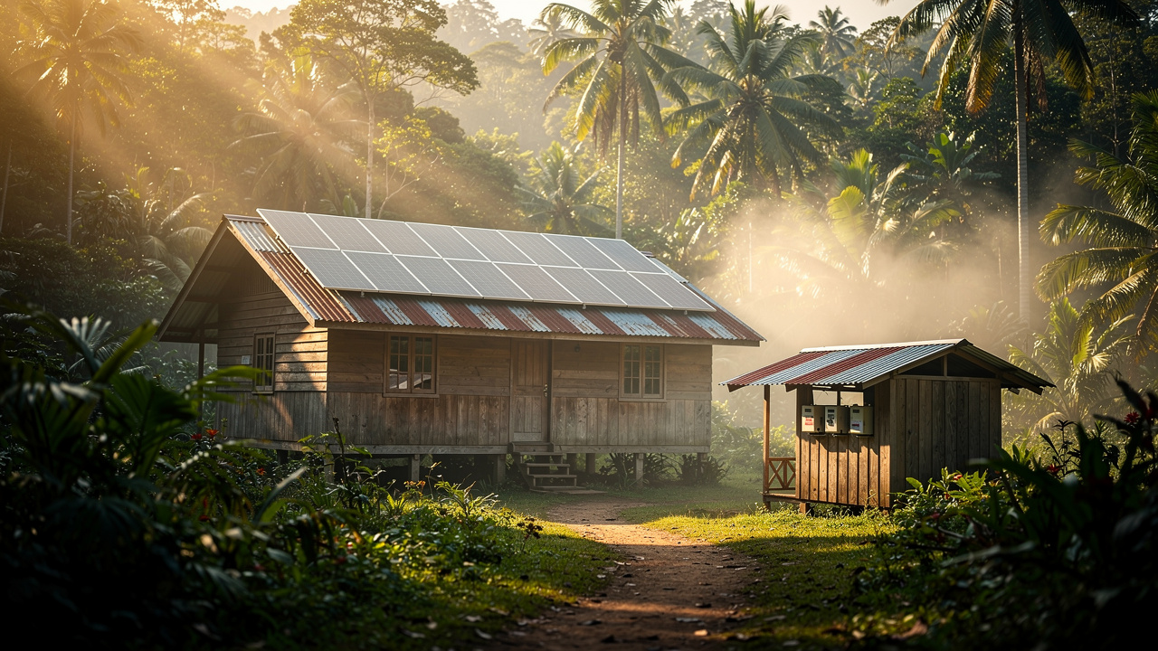 Pedalaman jauh dari grid: solar dan bateri jadi penyelesaian utama