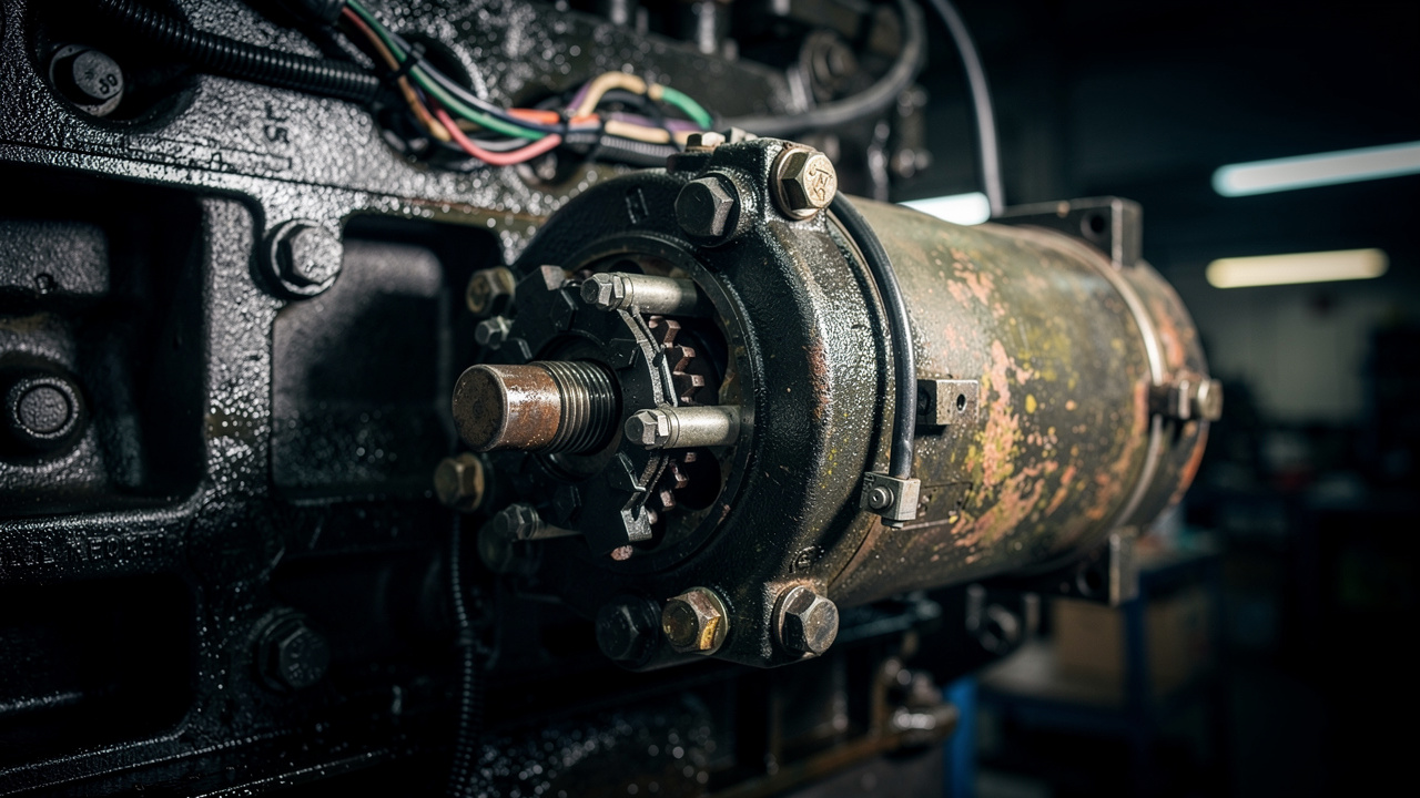 Motor starter elektrik pada blok enjin disel: otot kecil yang menghidupkan enjin besar