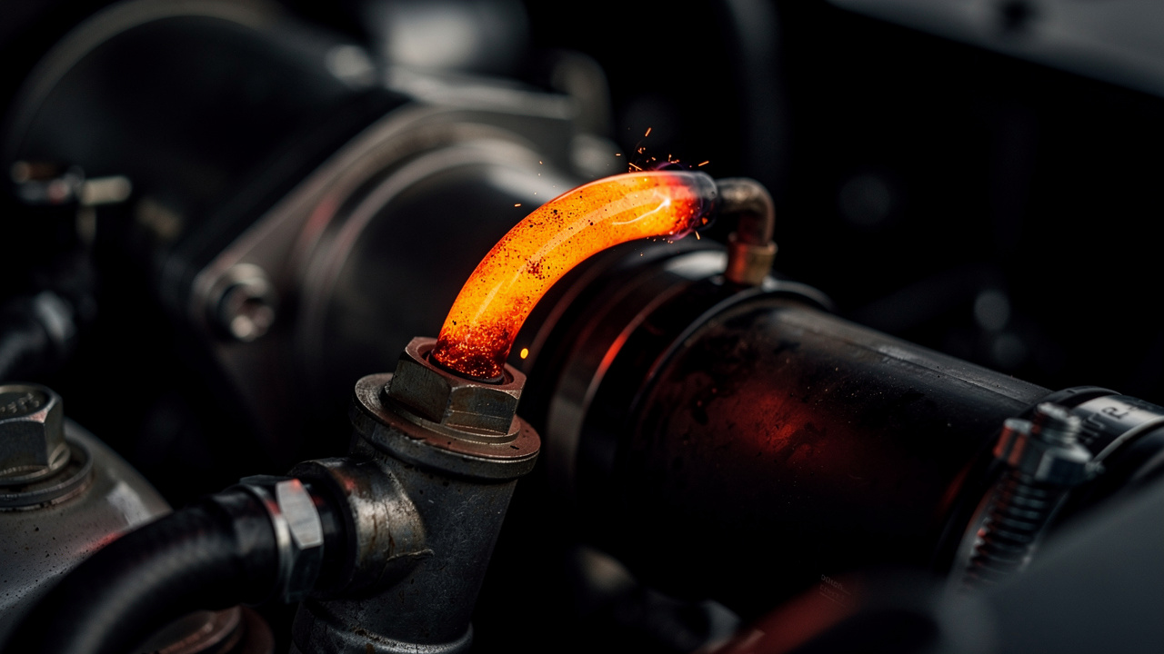 Glow plug memanaskan udara dalam silinder: disel menyala daripada haba, bukan percikan