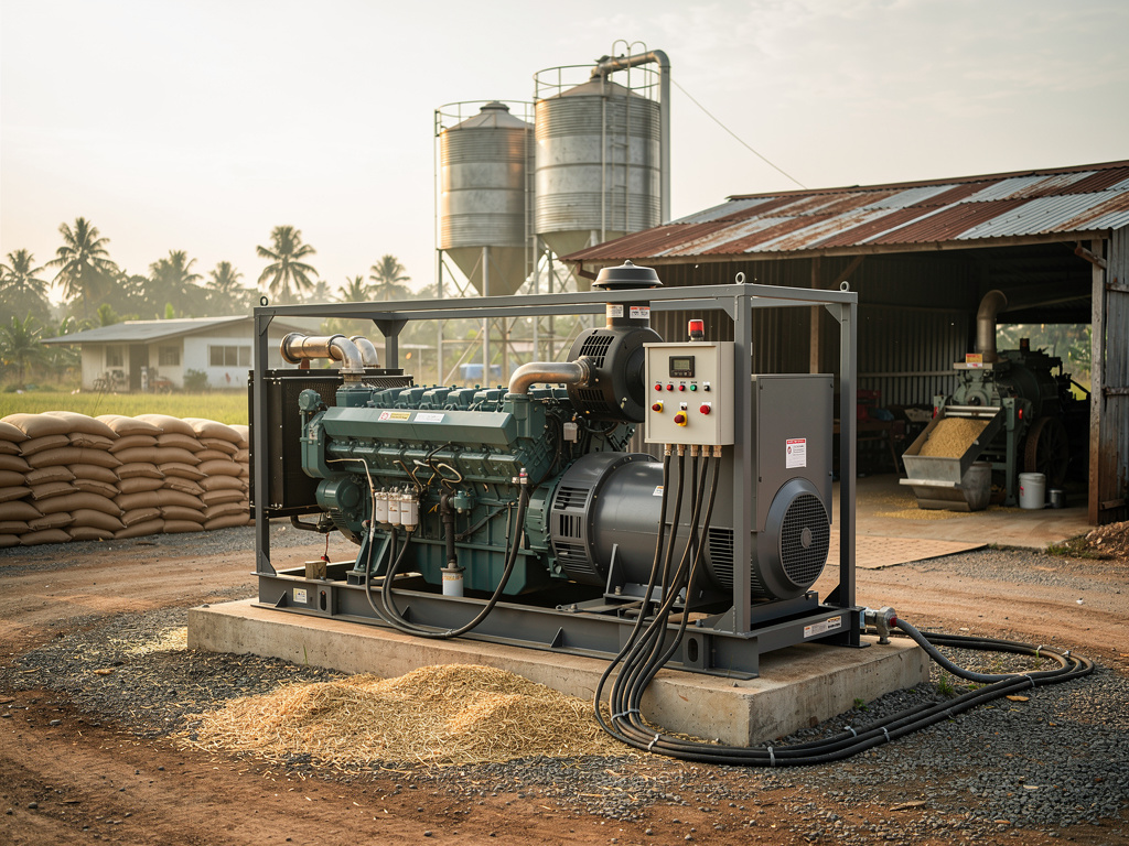 Generator for agricultural and milling operations in Alor Se