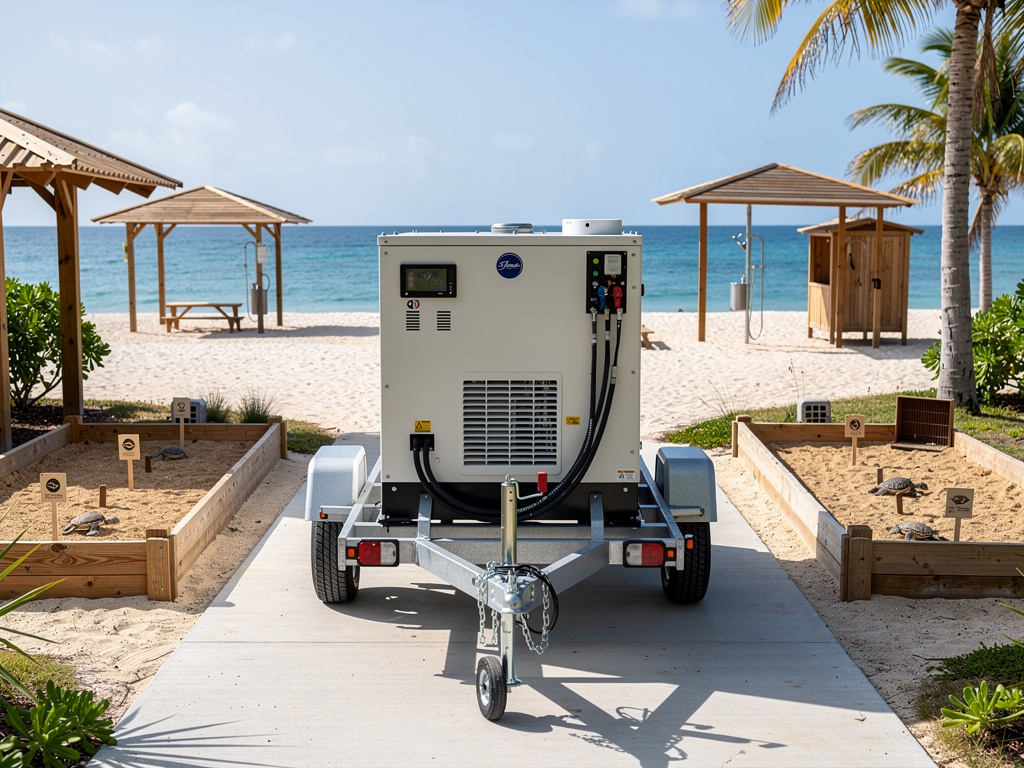 Generator serving Dungun coastal tourism.