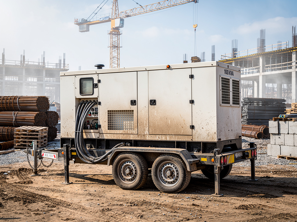 100kVA generator serving Iskandar Puteri construction indust