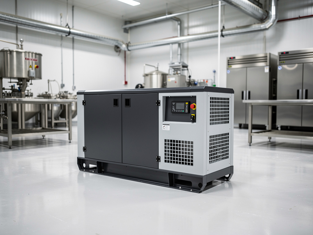 Silent generator serving Kluang food processing industry.