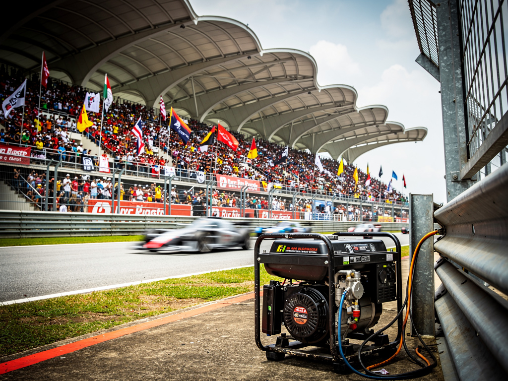Sepang International Circuit with backup generator for major