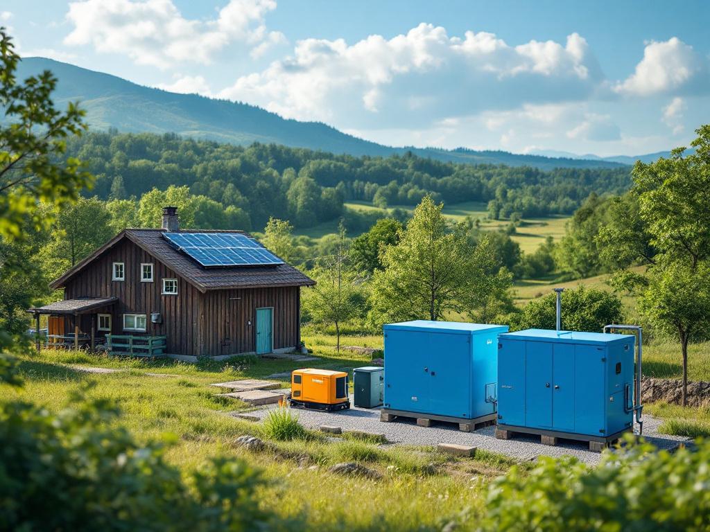 Grid Independence with Power Generators and Battery Storage Systems