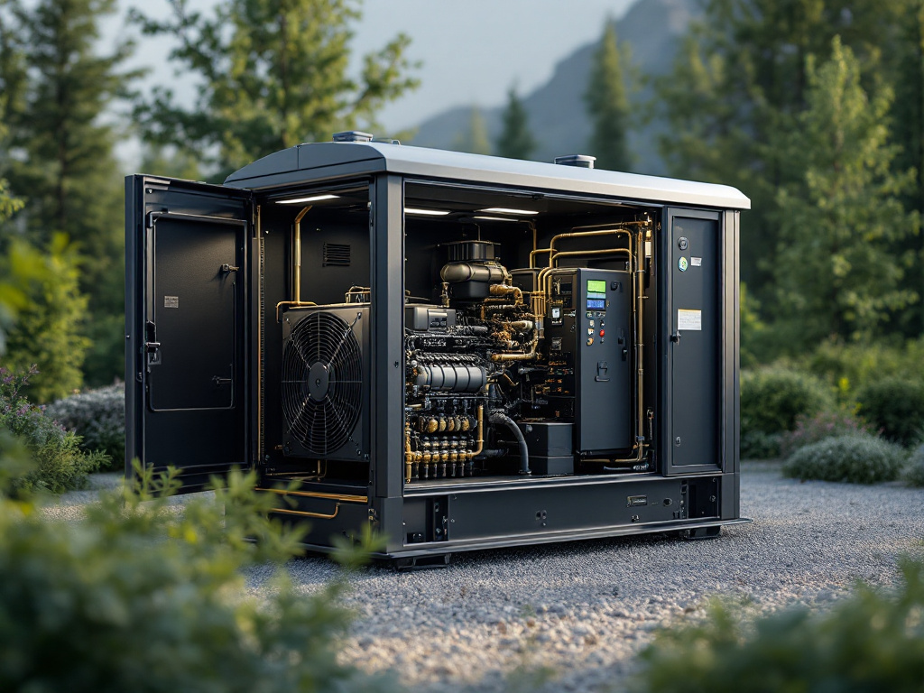 A modern power generator with battery integration