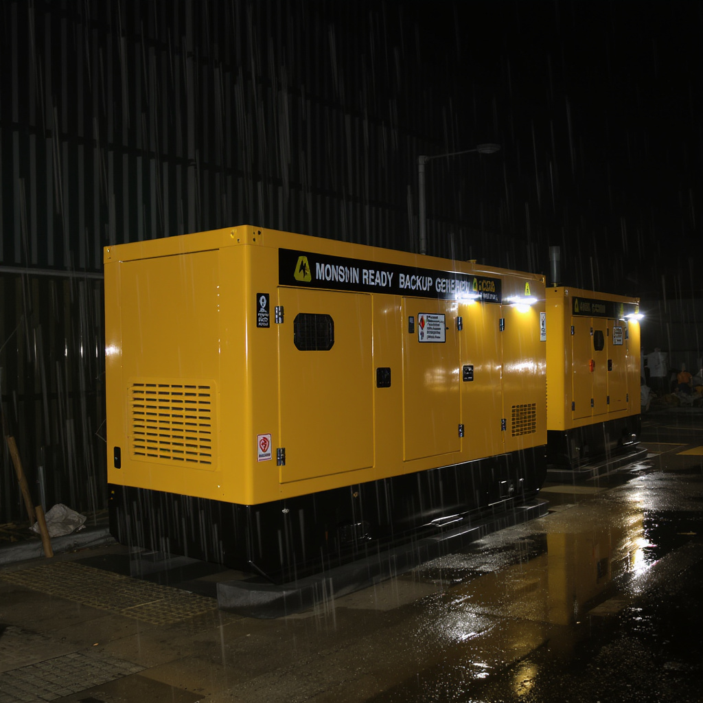 Backup generators for Malaysian sites at night
