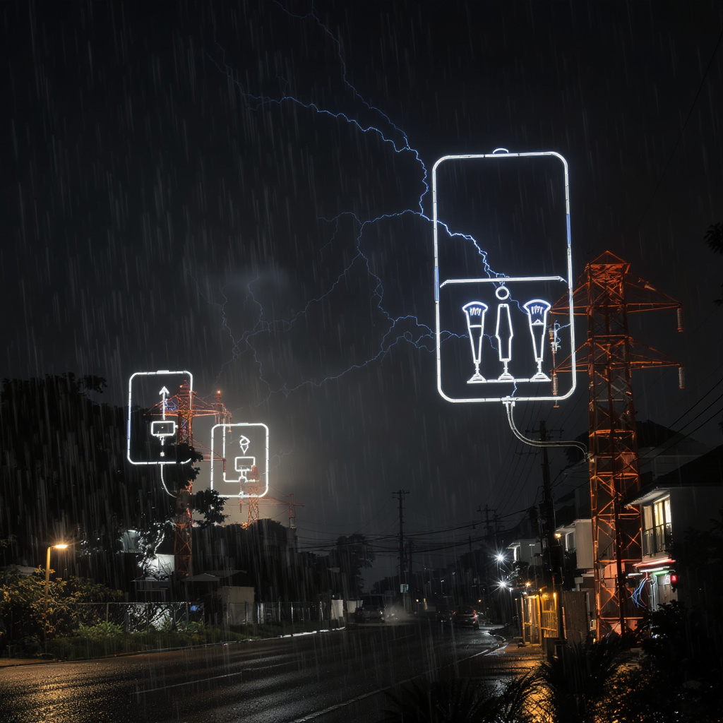 Night-time monsoon backup power for Malaysian homes and factories