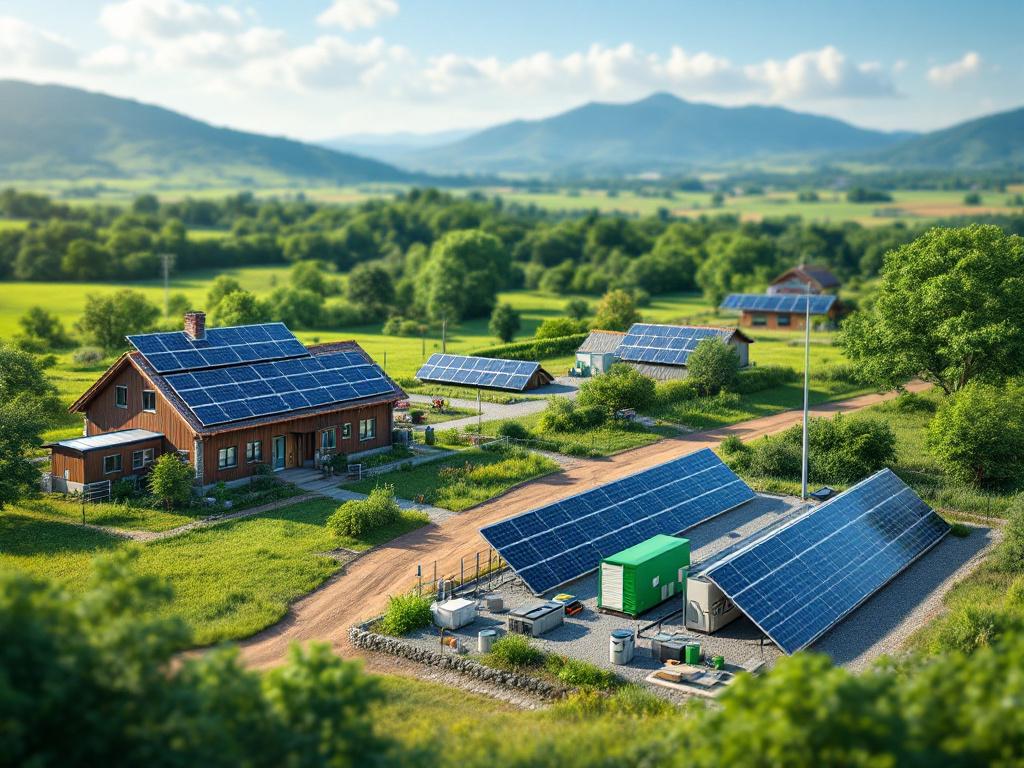 Renewable energy integration with power generators and battery systems