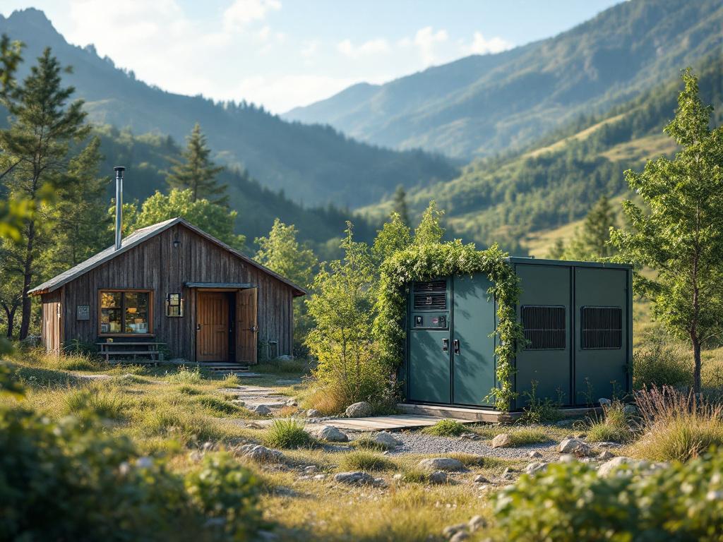 Sustainable Energy Storage with Generators in Remote Areas