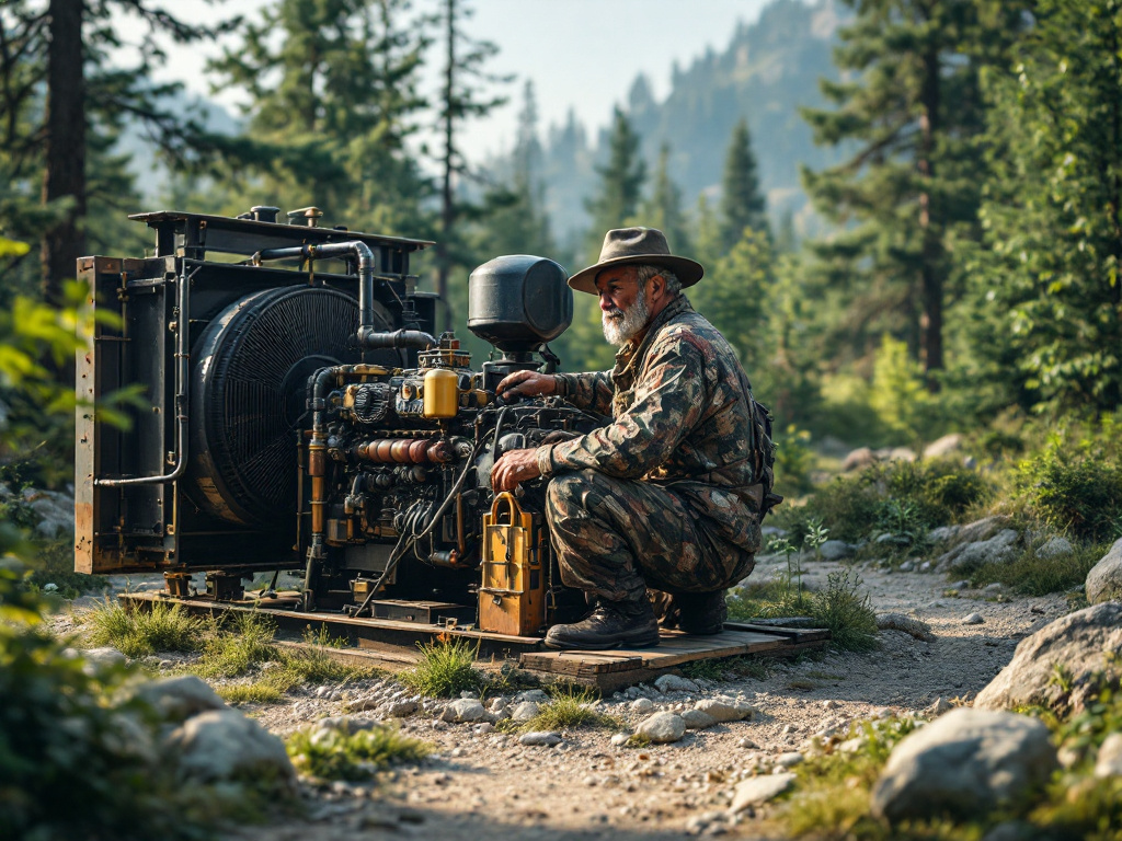 A traditional power generator